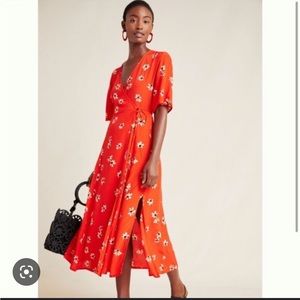FAITHFULL THE BRAND x ANTHROPOLOGIE Wrap Dress